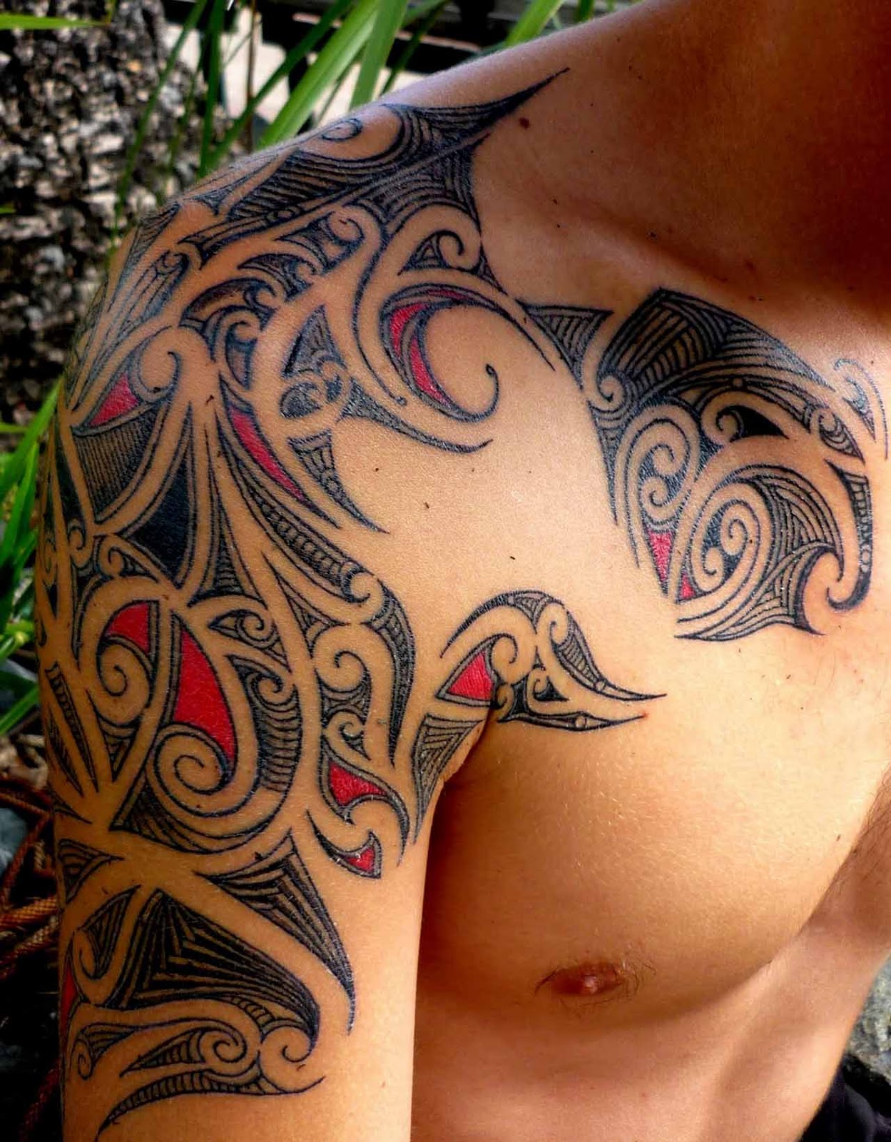Tribal Shoulder Tattoo Designs