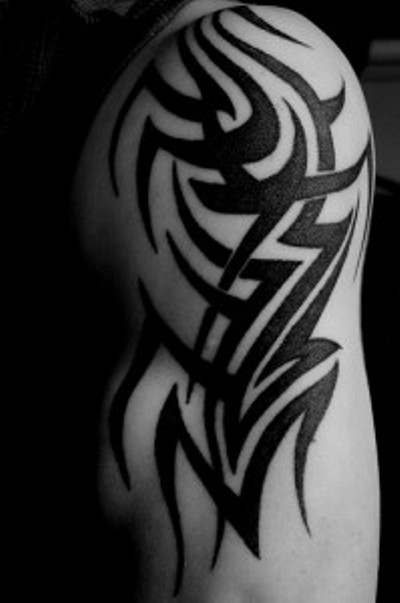 Tribal Shoulder Tattoos Men Arms