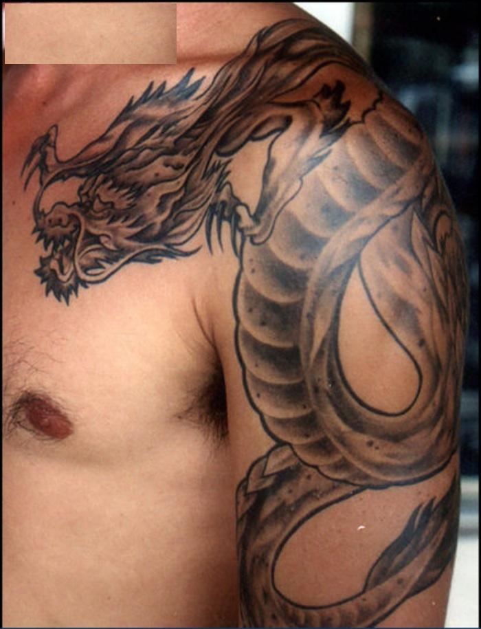 Men Coolest Shoulder Tattoos Ideas
