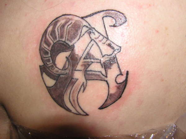 Aries and Libra Tribal Tattoo - wide 10