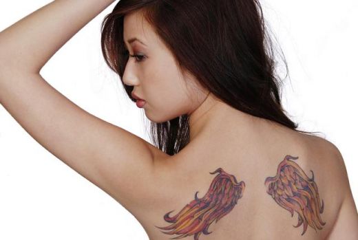 angel wings tattoo for women,small wings tattoos,small angel wings tattoo designs,angel wings tattoos meanings