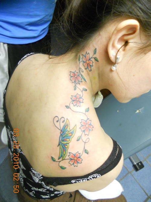 women butterfly tattoo,cute butterfly tattoos,cute butterfly tattoos images,women cute and sexy tattoos