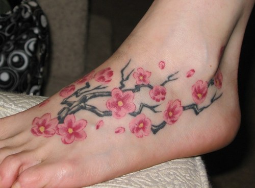 cherry blossom tattoo designs,cherry blossom tattoo meanings,japanese cherry blossom tattoos,meanings of cherry blossom tattoo designs