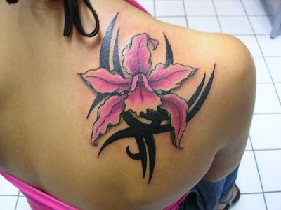 tribal flower tattoo designs,tribal flower tattoos,tribal rose flower tattoos,tribal flower tattoos for women
