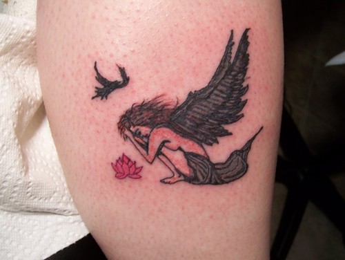 Tattoo uploaded by Mert Duruk  lineart angel woman new  Tattoodo