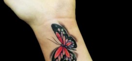 A Butterfly Tattoo on Wrist Designs, tattoo designs, tattooing, tattoos, designs, piercing, ink, pictures, images, Butterfly Wrist