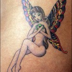 Butterfly Fairy Tattoos Designs, tattoo designs, tattooing, tattoos, designs, piercing, ink, pictures, images, Butterfly Fairy 