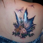 Butterfly Fairy Tattoos Designs, tattoo designs, tattooing, tattoos, designs, piercing, ink, pictures, images, Butterfly Fairy 