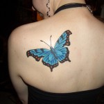 Butterfly tattoos on back Designs, tattoo designs, tattooing, tattoos, designs, piercing, ink, pictures, images, Butterfly tattoos on back