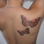 Butterfly tattoos on back Designs, tattoo designs, tattooing, tattoos, designs, piercing, ink, pictures, images, Butterfly tattoos on back