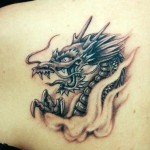 Dragon Tattoo on Shoulder, Dragon Tattoo on Back, Dragon Tattoo on Arm