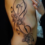 Feminine Flower Tattoo, Hawaiian Flower Tattoo, Common flower Tattoo