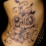 Flower Tattoo Designs, tattoo designs, tattooing, tattoos, designs, piercing, ink, pictures, images, Flower Tattoo