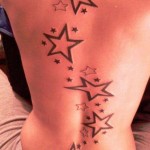 Stars Tattoo, Sooting Star, Historic Star, Pentagram, Hexagram, 
