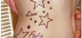 Stars Tattoo, Sooting Star, Historic Star, Pentagram, Hexagram,