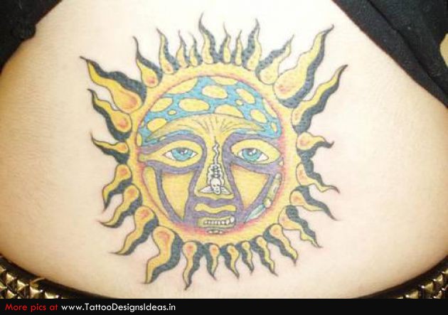 Sun Tattoos, Sun Tatoos, Sun Tatoo, tattoo designs, tattooing, tattoos, designs, piercing, ink, pictures, images, Horoscope