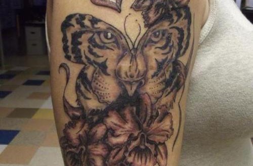 Tiger Butterfly Tattoo Designs, tattoo designs, tattooing, tattoos, designs, piercing, ink, pictures, images, Tiger Butterfly