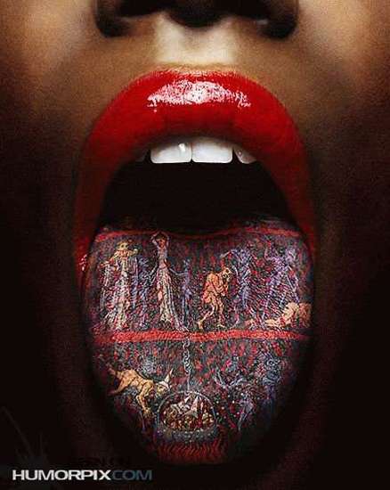 Tongue Tattoo Designs, tattoo designs, tattooing, tattoos, designs, piercing, ink, pictures, images, Tongue