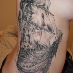 Pirate Ship Tattoos (2)