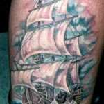 Pirate Ship Tattoos (6)