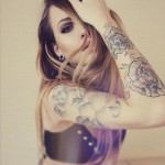 Rose Girl Tattoos (3)