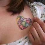 Star Heart Tattoos (6)