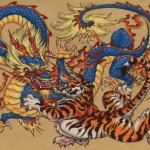 Tiger And Dragon Tattoos (2)
