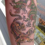 Tiger And Dragon Tattoos (3)