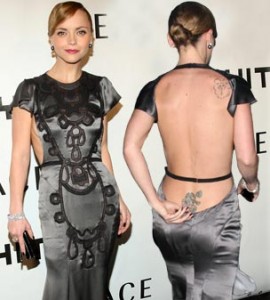 Christina Ricci Tattoos