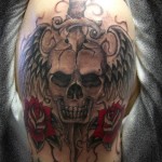 Dagger-and-Skull-Design-Tattoo-7
