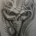 Face-Biomechanic-Skull-Tattoo-8