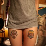 Girl-Leg-Awful-Skull-Tattoo-6