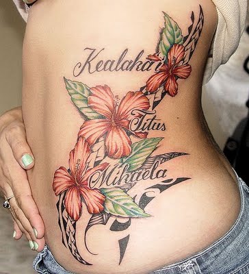 Hawaiian-Flower-Tattoos-20
