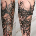 Horrifying-Skull-Tattoo-3