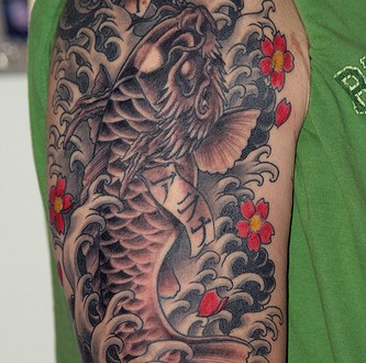 Koi Dragon Tattoos