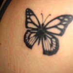 Simple Butterfly Tattoos