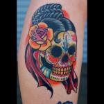 Traditional-Design-Skull-Tattoo-3