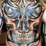 Tribal-Skull-back-Tattoos-7