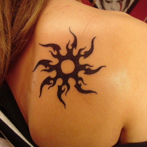 Tribal Sun Tattoos