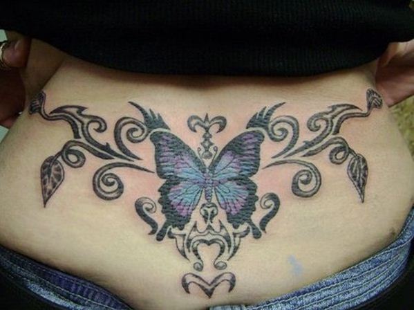 Fantastic Low Back Tattoos Pictures